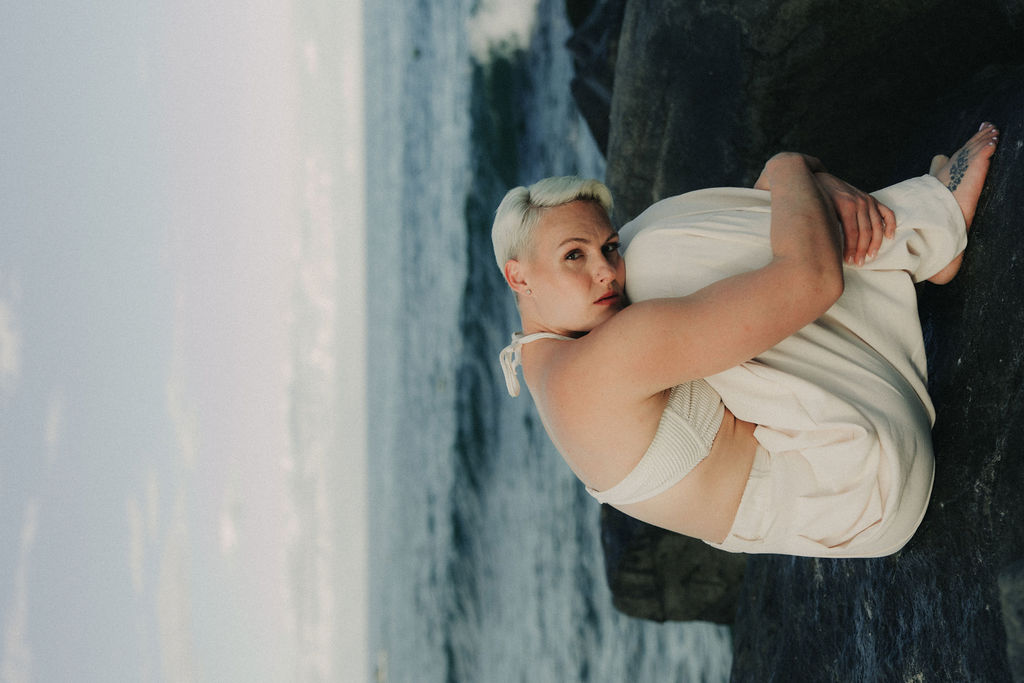 UNDERTOW beach editorial photographed in Asbury Park, New Jersey